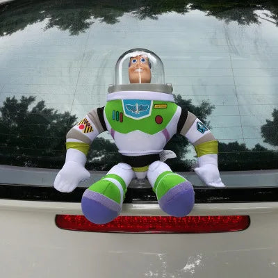 45cm Toy Story Sherif Woody Buzz Lightyear Car Dolls Toys Outside Hang Toys Cute Auto Accessories Car Decoration Doll