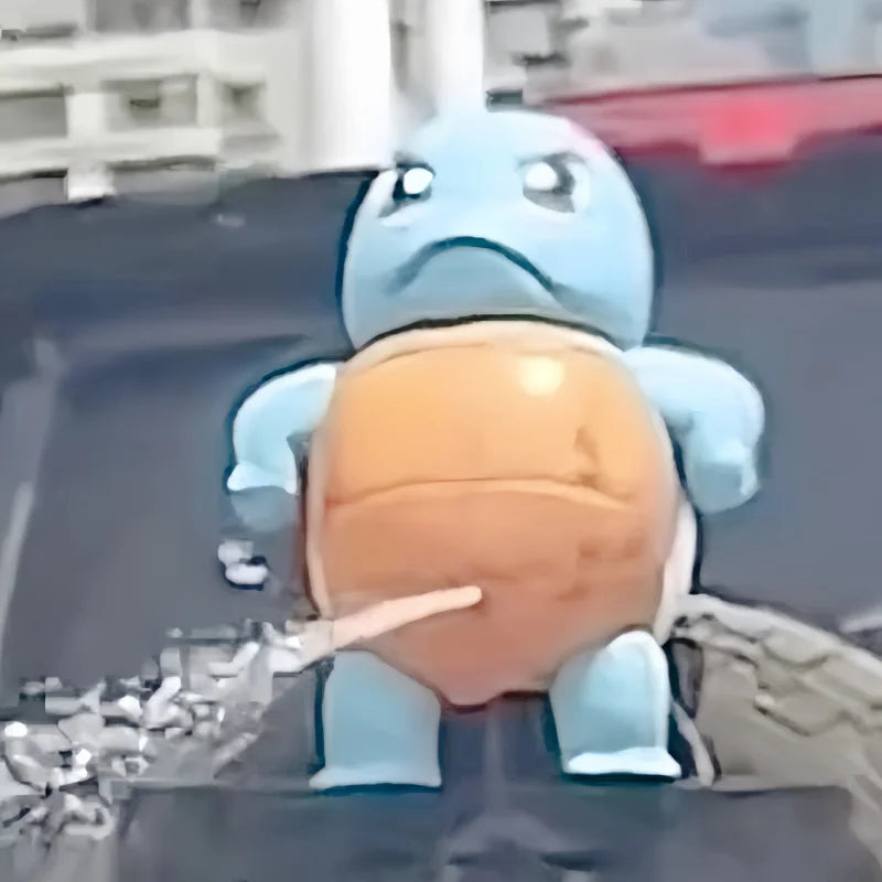 New Hot Sale Anime Pokemon Squirtle Will Spray Water Jenny Turtle Car Accessories Spray Water Big Size Proud And Cute Model Toys