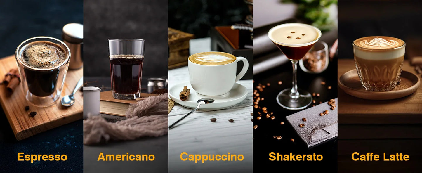 Portable Coffee Maker Small Espresso Machine Travel Coffee Maker for Car Outdoors Camping Backpacker Lightweight 3 in1Coffee Pot