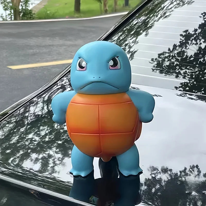 New Hot Sale Anime Pokemon Squirtle Will Spray Water Jenny Turtle Car Accessories Spray Water Big Size Proud And Cute Model Toys