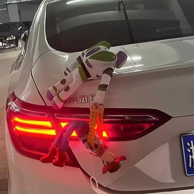 45cm Toy Story Sherif Woody Buzz Lightyear Car Dolls Toys Outside Hang Toys Cute Auto Accessories Car Decoration Doll