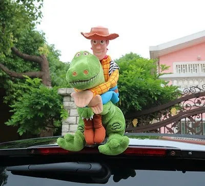 45cm Toy Story Sherif Woody Buzz Lightyear Car Dolls Toys Outside Hang Toys Cute Auto Accessories Car Decoration Doll
