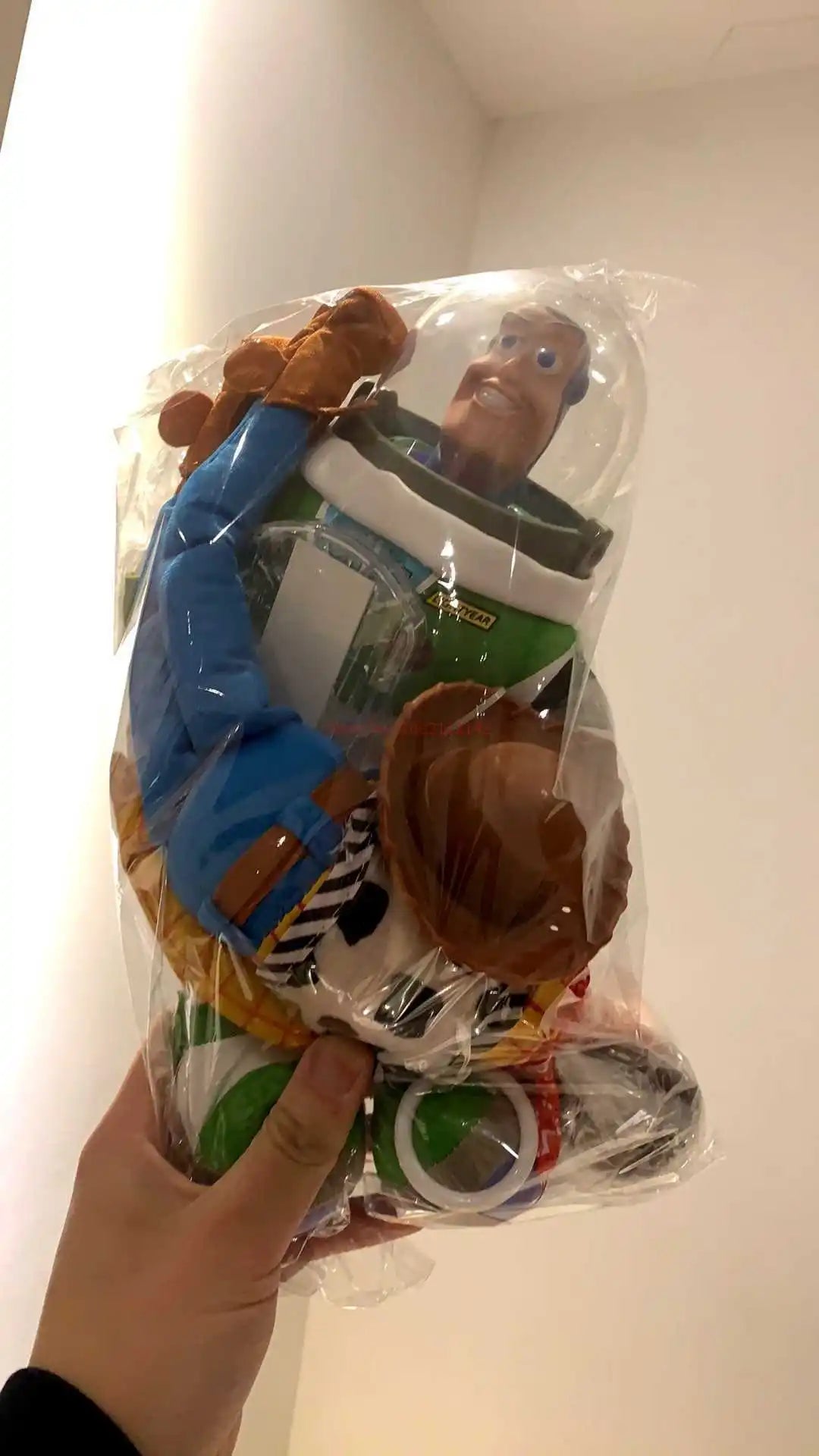 45cm Toy Story Sherif Woody Buzz Lightyear Car Dolls Toys Outside Hang Toys Cute Auto Accessories Car Decoration Doll