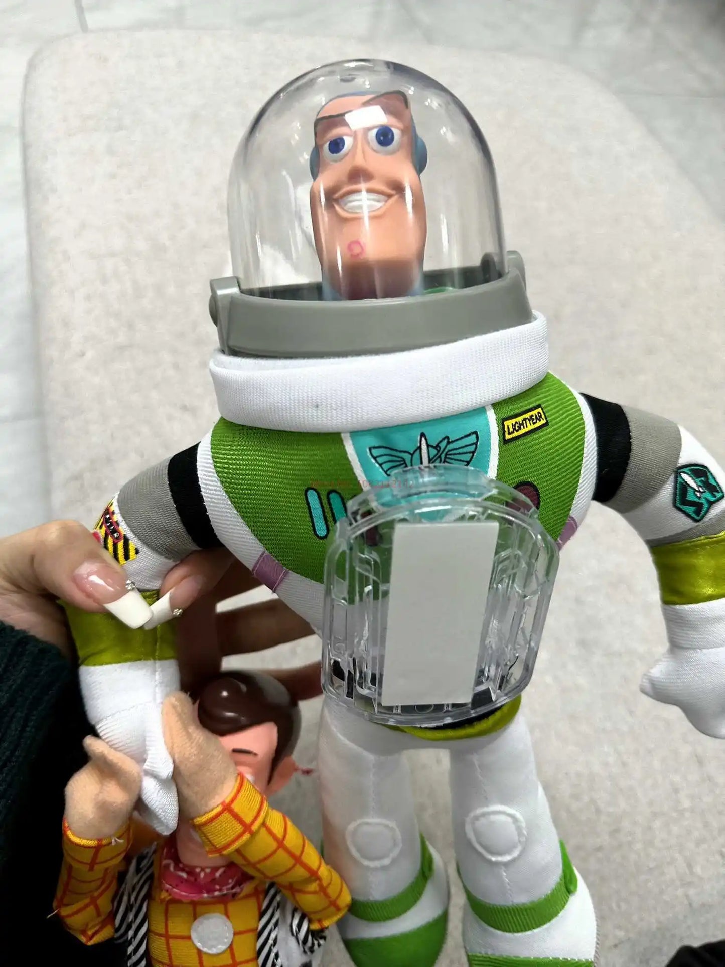 45cm Toy Story Sherif Woody Buzz Lightyear Car Dolls Toys Outside Hang Toys Cute Auto Accessories Car Decoration Doll