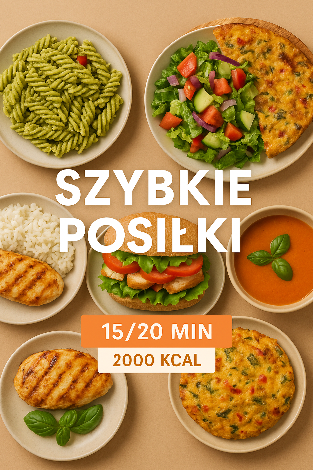 E-BOOK Szybkie posiłki dla zabieganych kobiet - 15/20 minut 2000 kcal